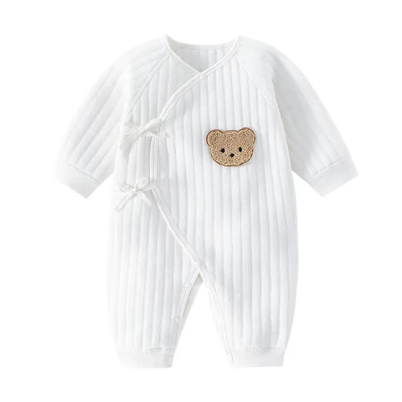 Kids Cross-over romper Bear