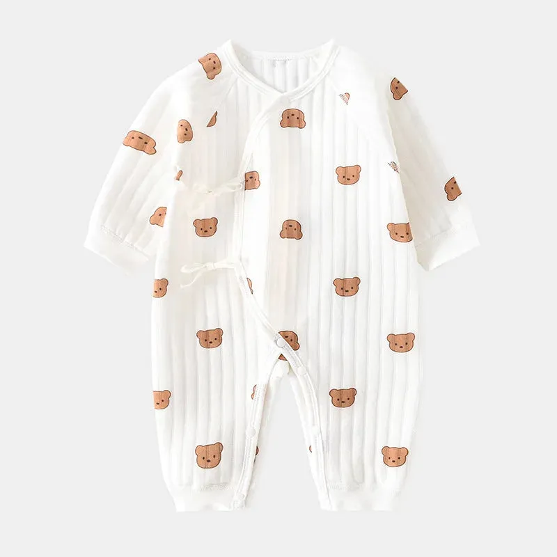 Kids Cross-over romper Bear