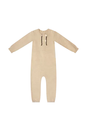 Klai Double Breasted Romper Natural