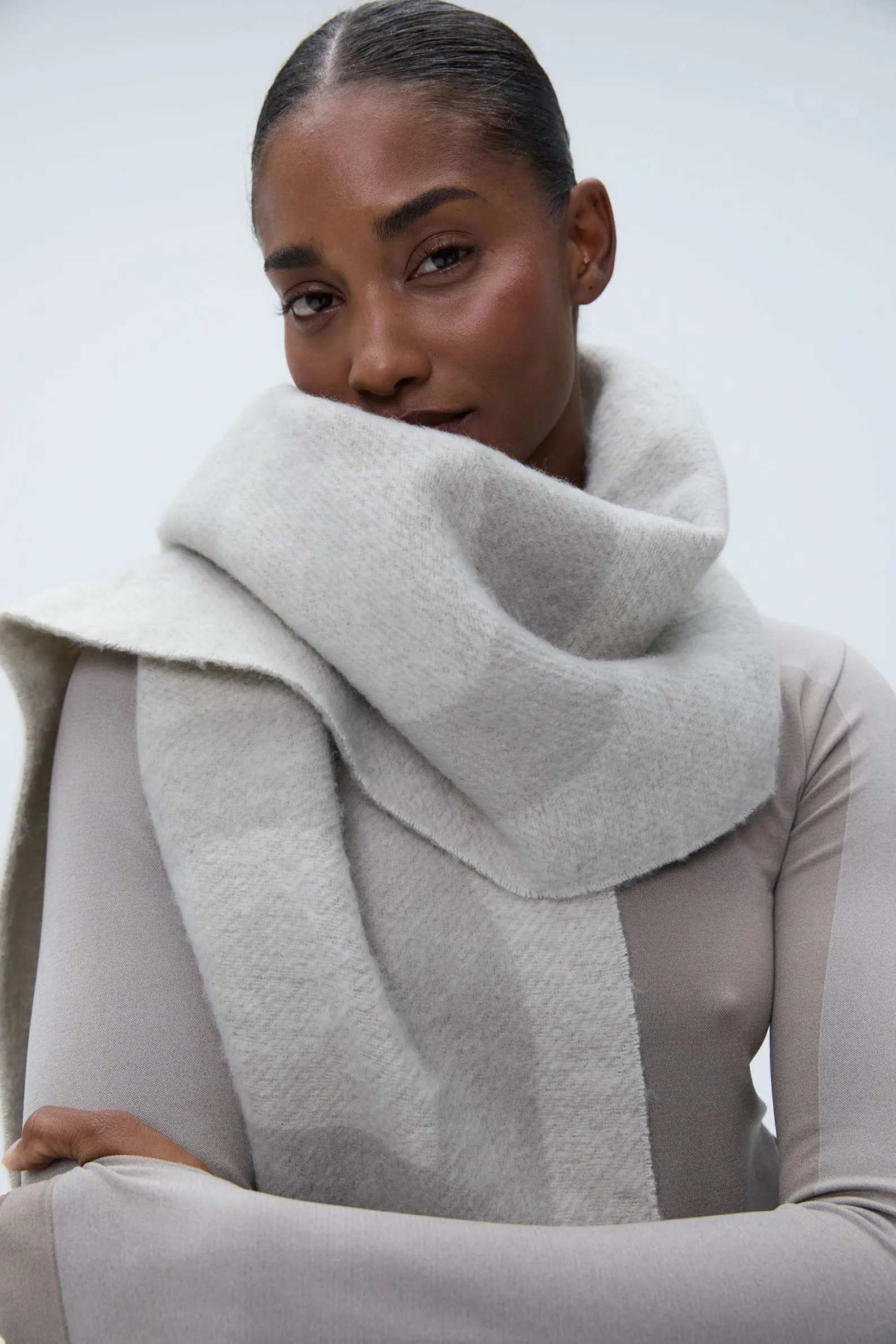 Knit Scarf - Stone