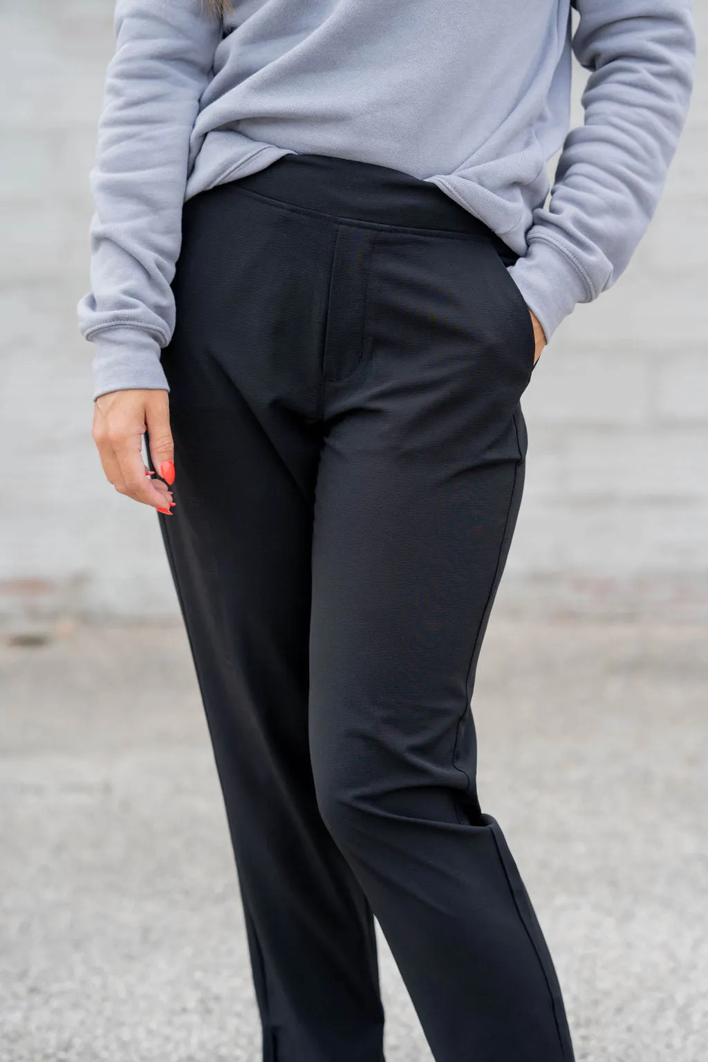 Lightweight Side Slit Pants