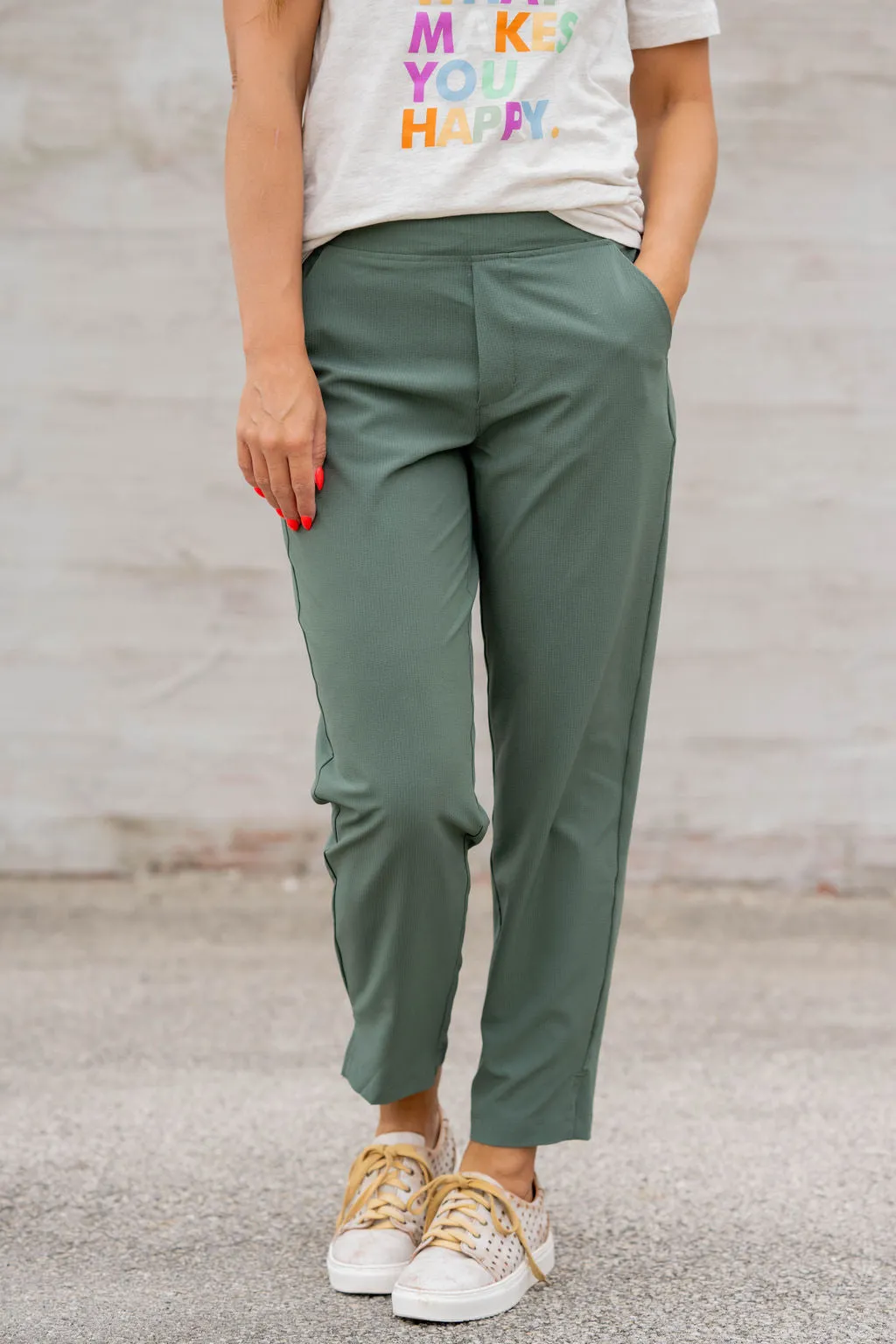 Lightweight Side Slit Pants