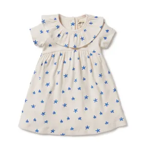 Little Starfish Organic Rib Ruffle Dress