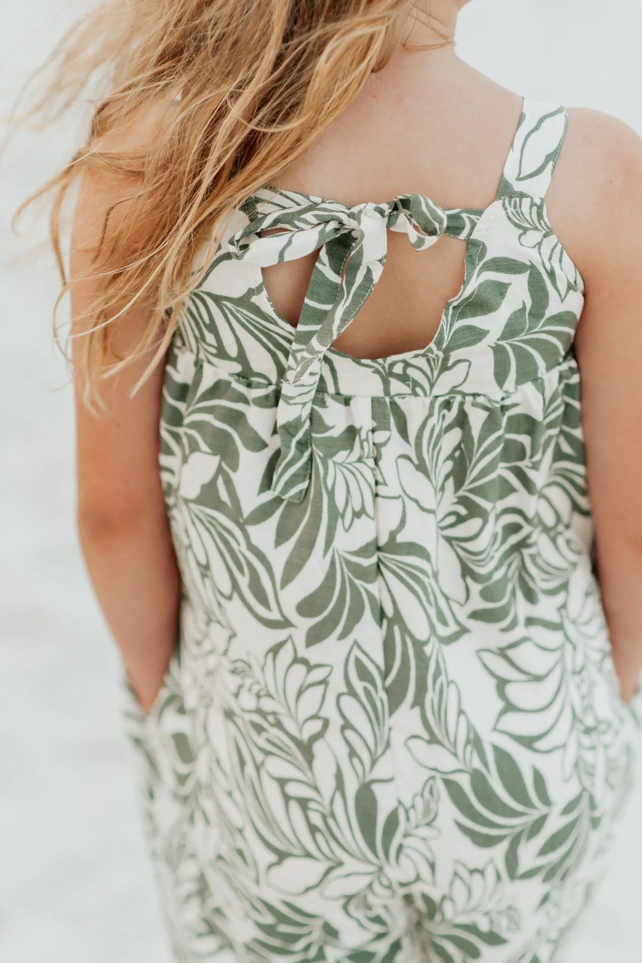 McKenzie Romper (forest leaf)