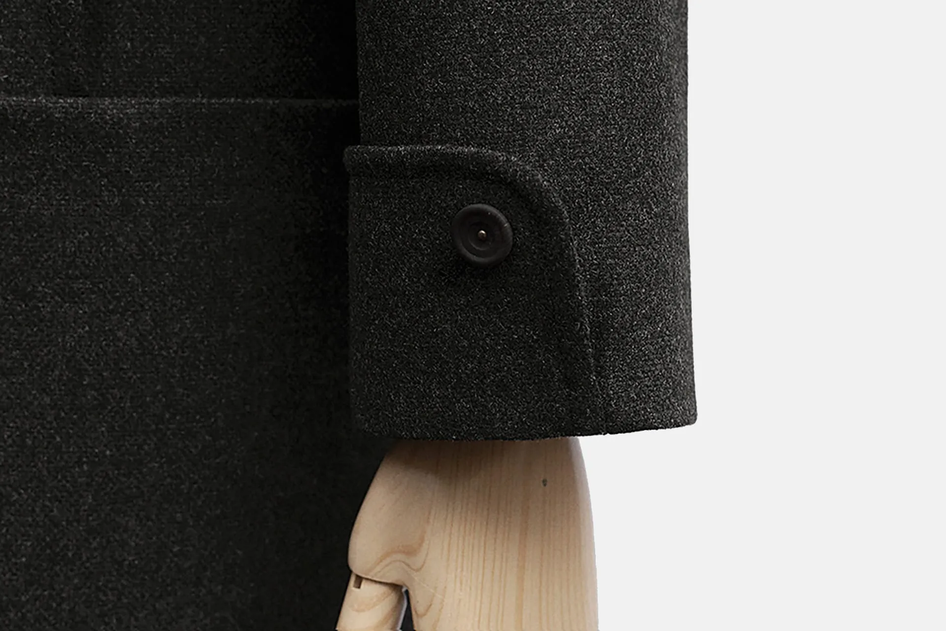 Merino Hopsack Peacoat