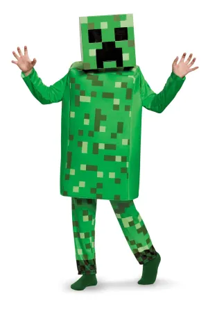 Minecraft Creeper Deluxe Child Costume