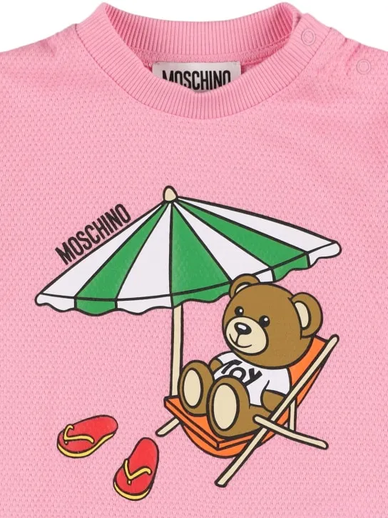 Moschino   Cotton jersey romper 