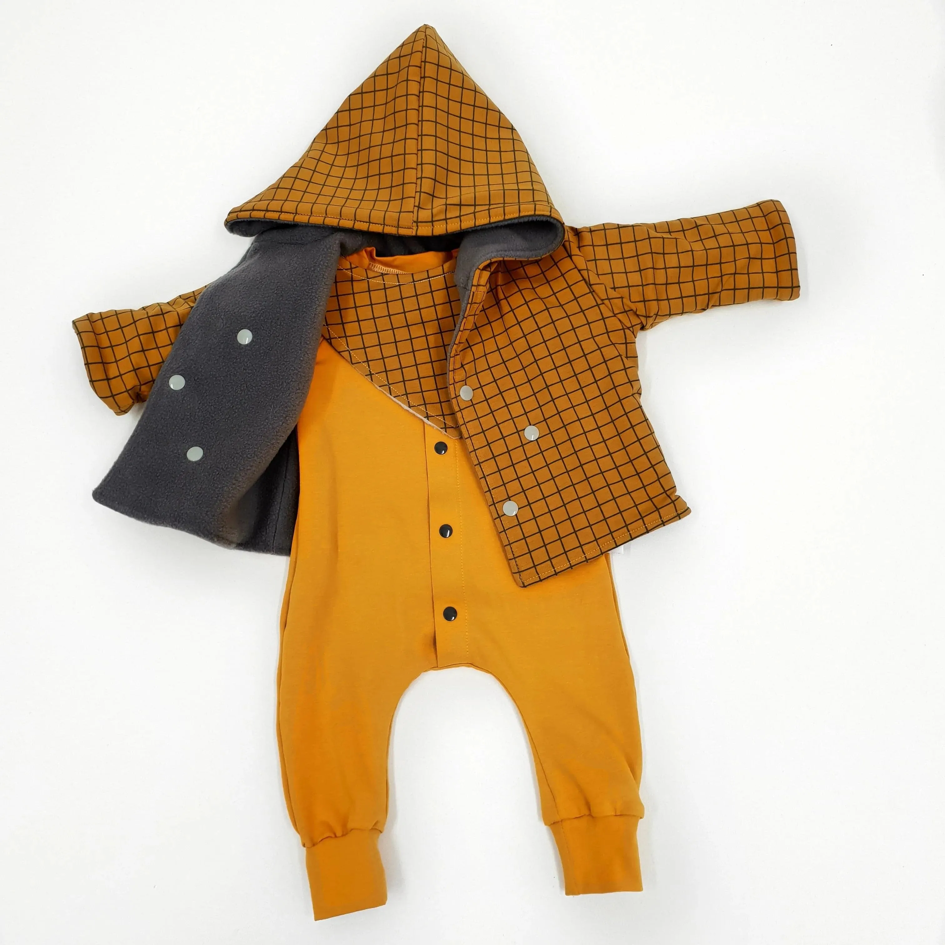 Mustard Baby & Toddler Popper Romper