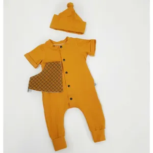 Mustard Baby & Toddler Popper Romper