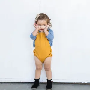 Mustard Baby Romper