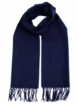 Navy Blue Classic Softer Than Cashmere Unisex Scarf