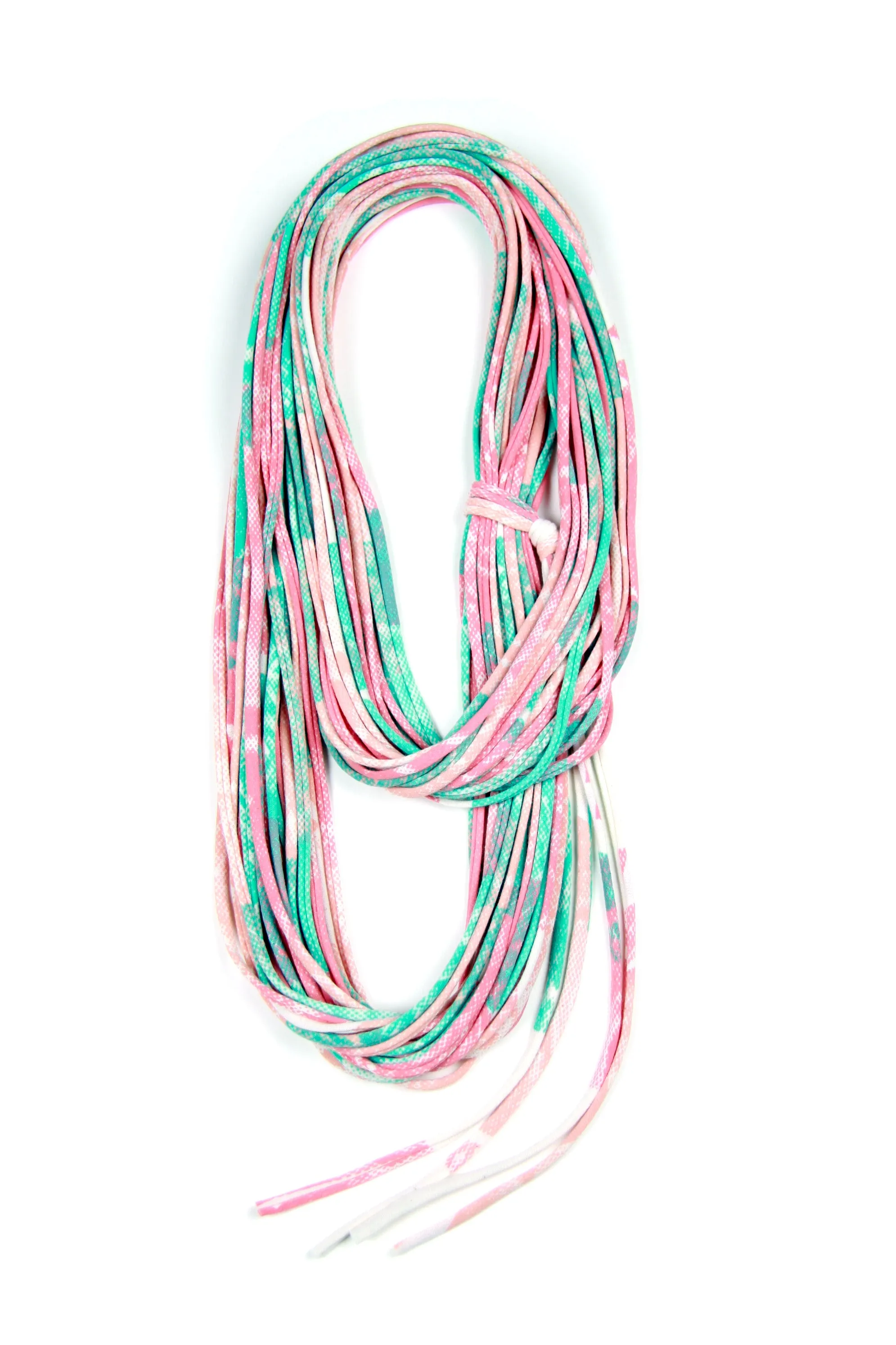 Necklush Infinity Scarf / Living Coral & Carnival Glass Green / Unisex