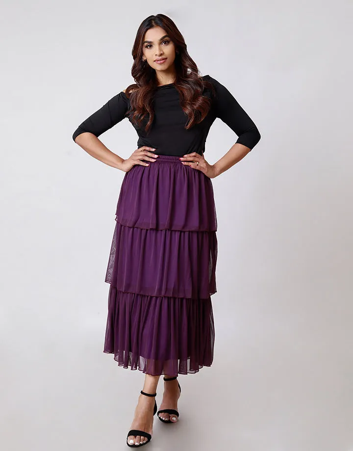 Net Layered Skirt