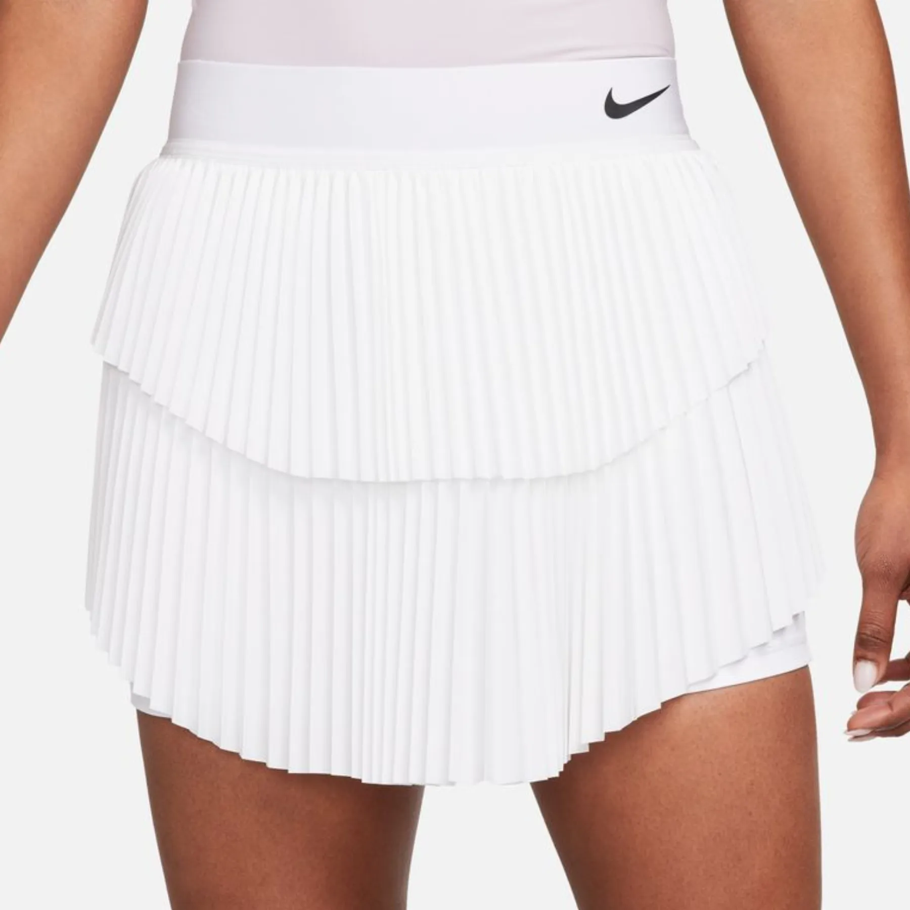 Nike Court Dri-FIT Slam Women Tennis Skirt - White/Black