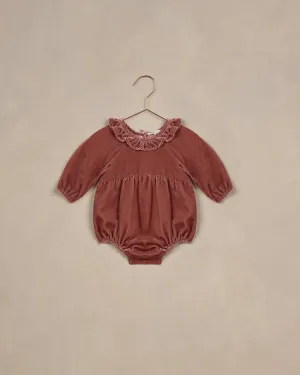 Nora Lee Adeline Romper - Poppy