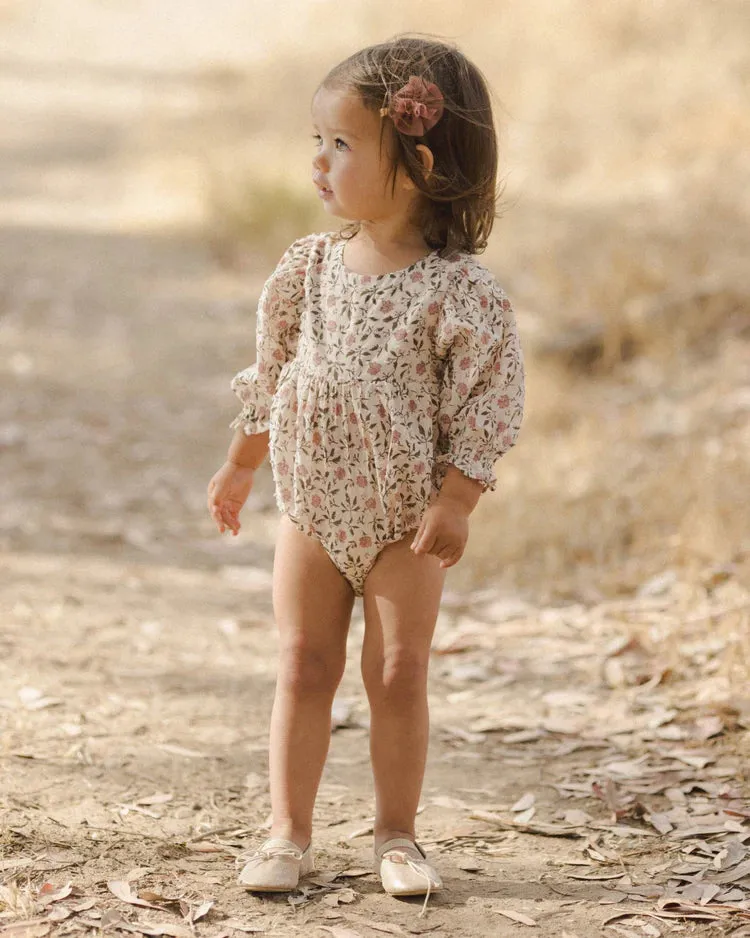 Nora Lee Luna Romper - Poppy Bloom