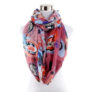 Paisseltane Rouge Infinity Scarf