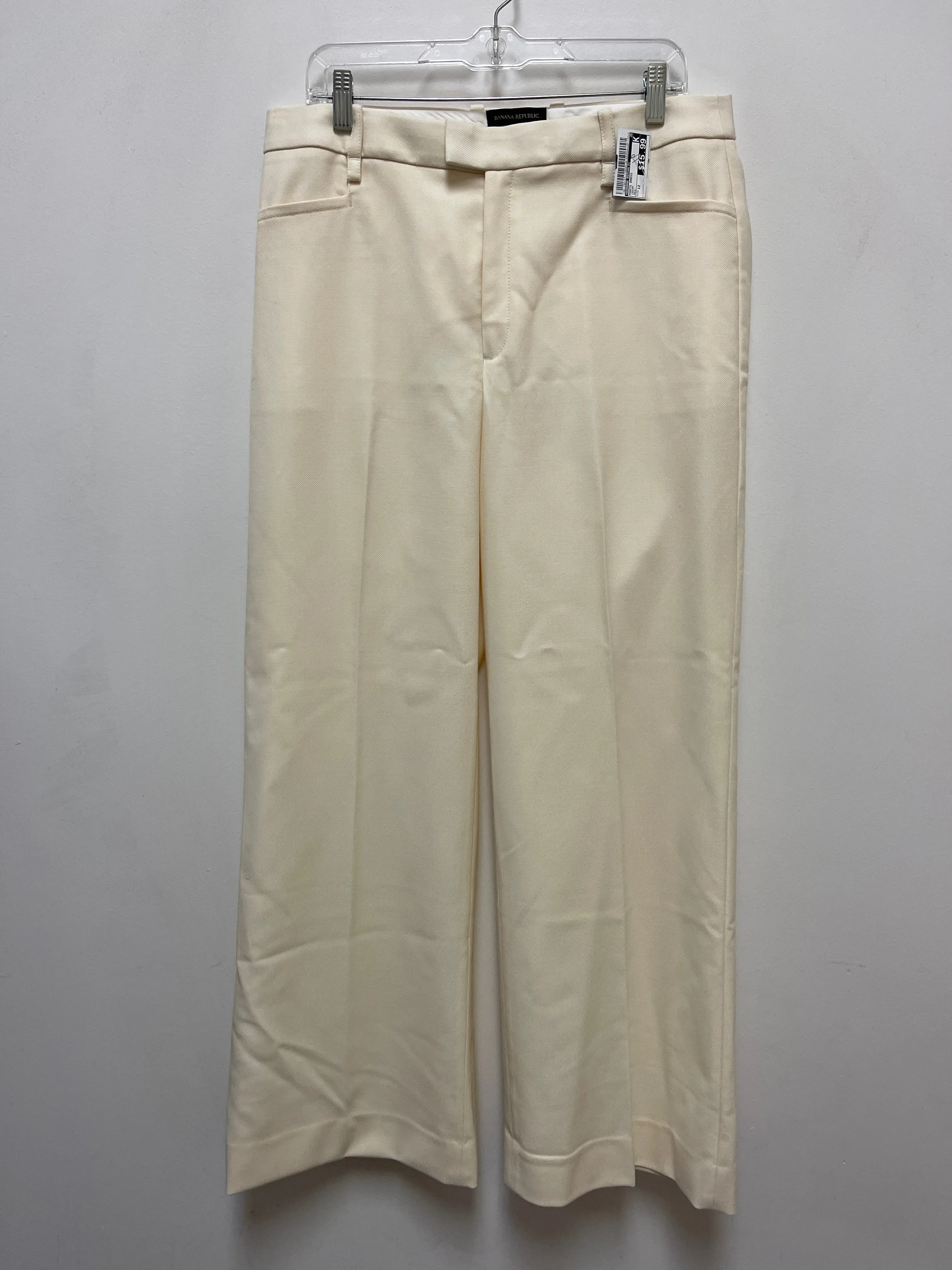 Pants Dress By Banana Republic In Cream, Size: 12