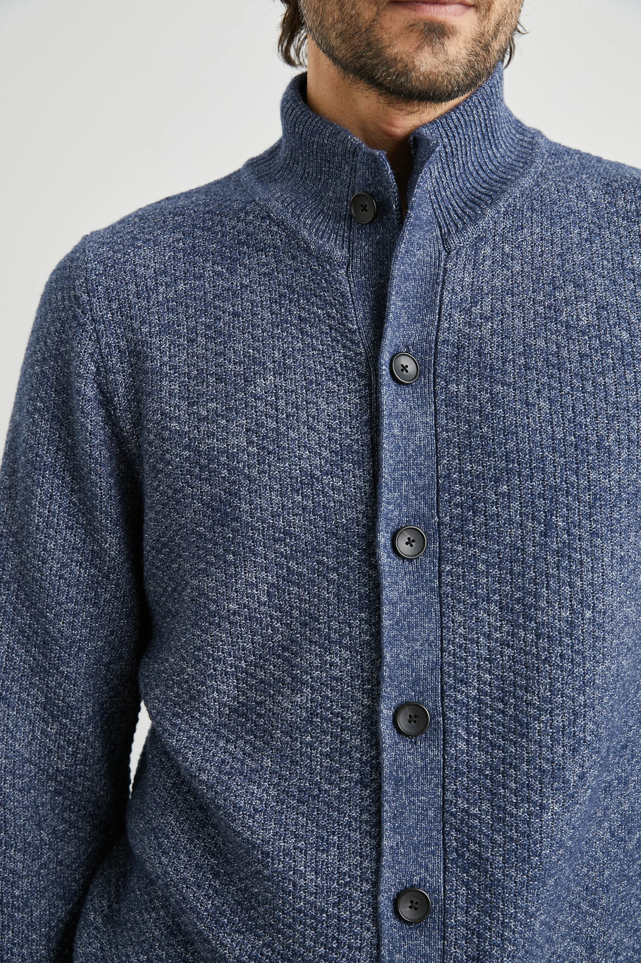 PARK CARDIGAN - PEACOAT