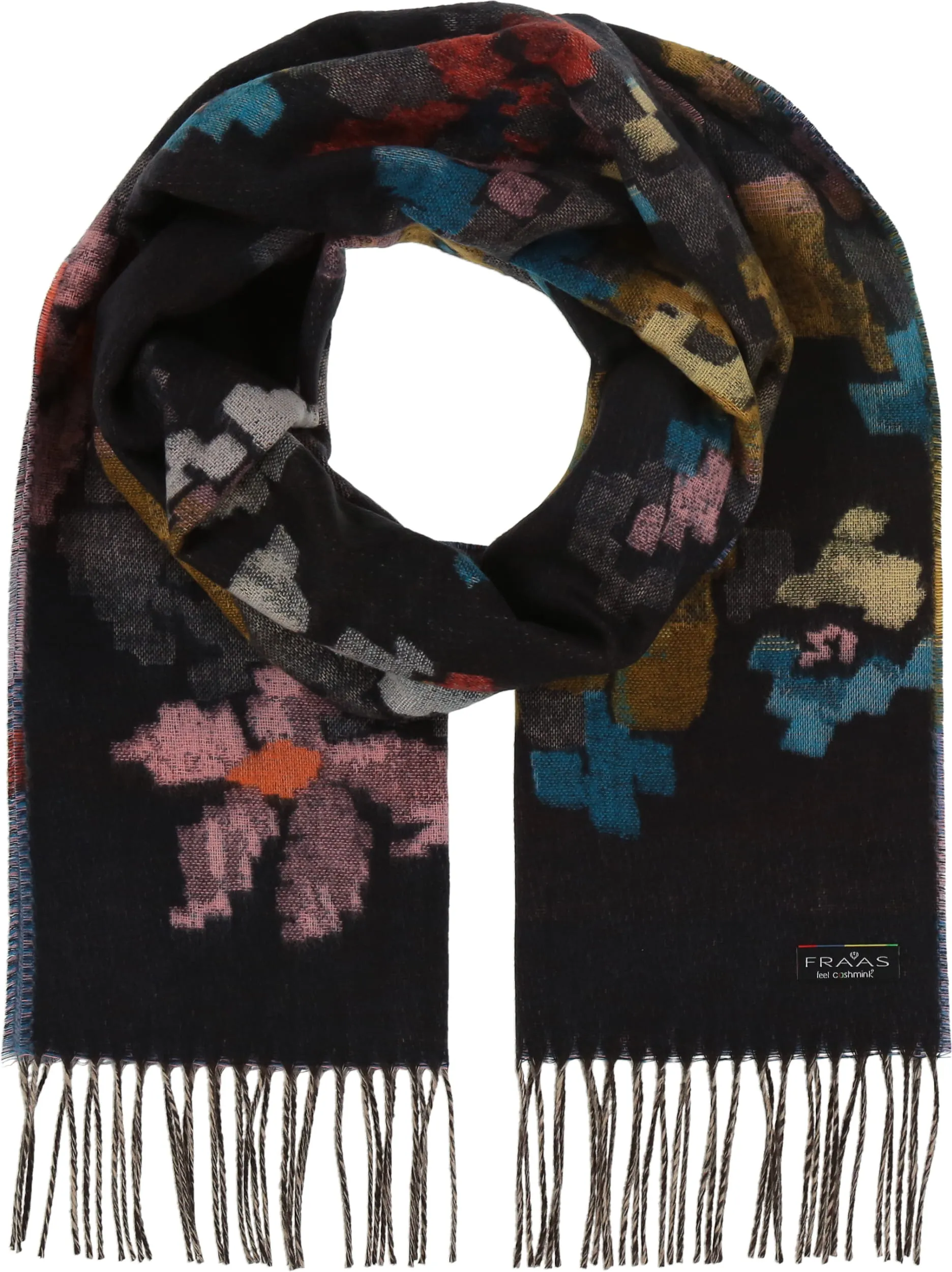 Pixel Flowers Cashmink Scarf