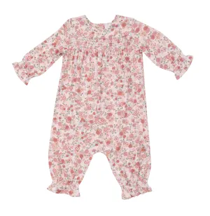 Pretty Calico Smocked Romper