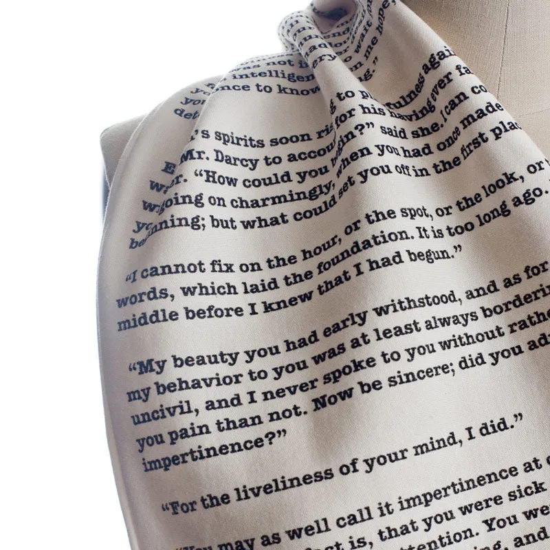 Pride and Prejudice Book Scarf (FIRST EDITION)