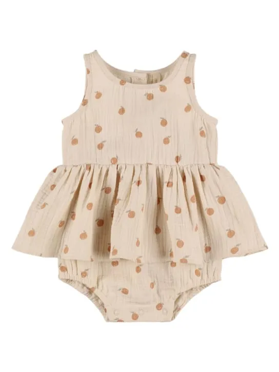 Quincy Mae   Organic cotton gauze romper 