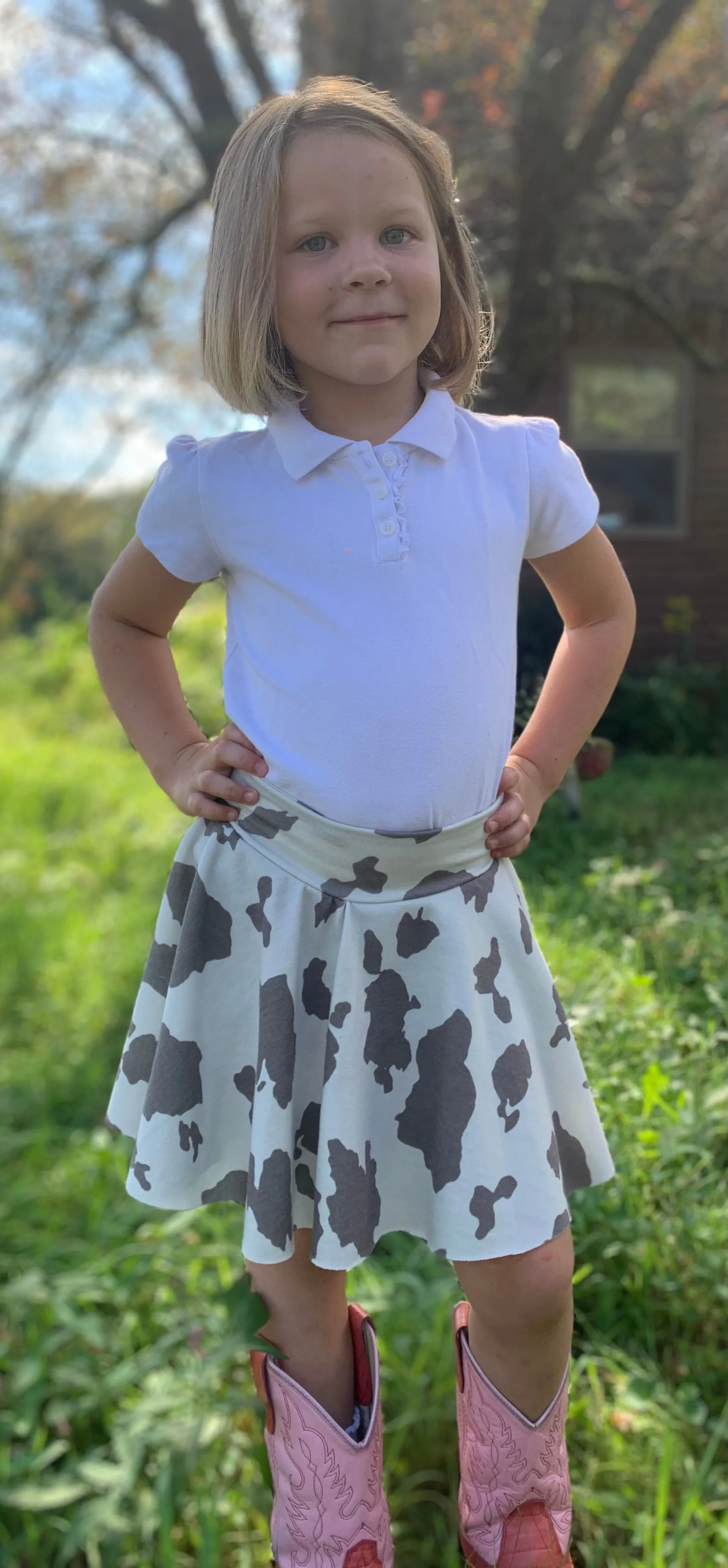 Rally Skirt Youth PDF Sewing Pattern 2-16