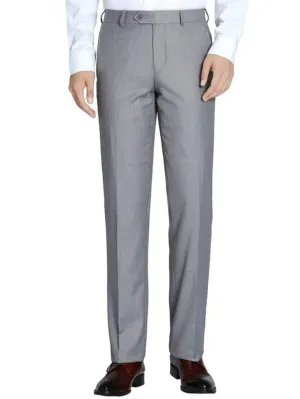 Renoir Gray Slim Fit Dress Pants Flat Front