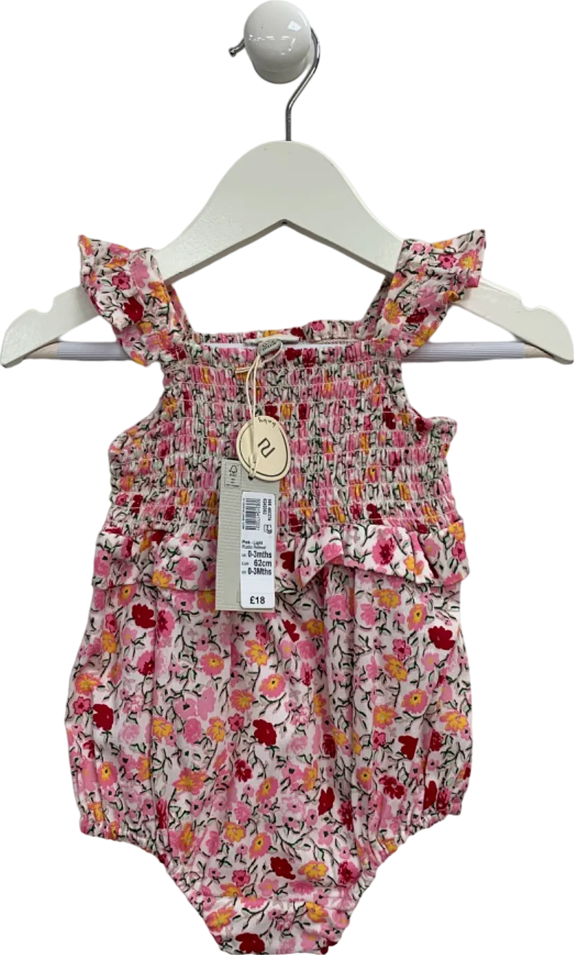 River Island Pink Floral Rustic Retreat Romper 0-3 Months