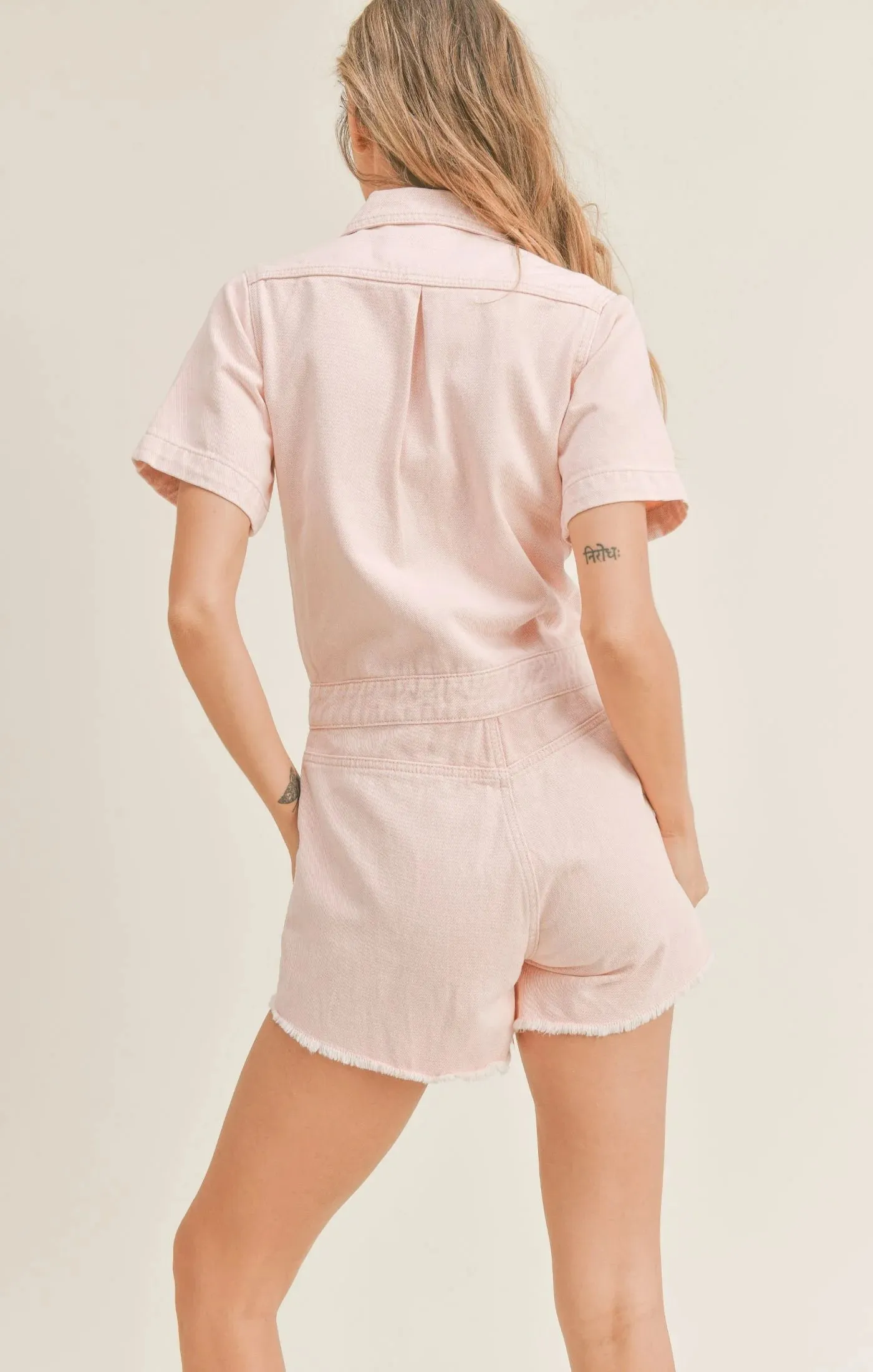 Sadie & Sage Adventurer Denim Romper