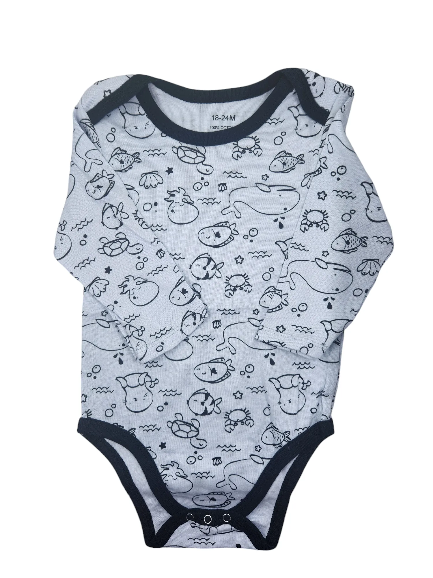 Sealife Long Sleeve Romper