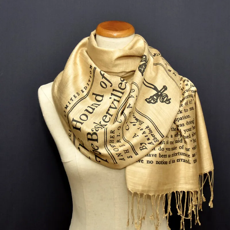 Sherlock Holmes Scarf Shawl Wrap