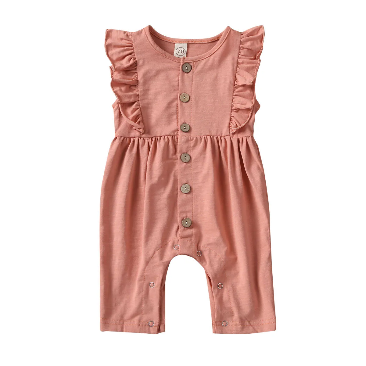 Sleeveless Ruffle Romper