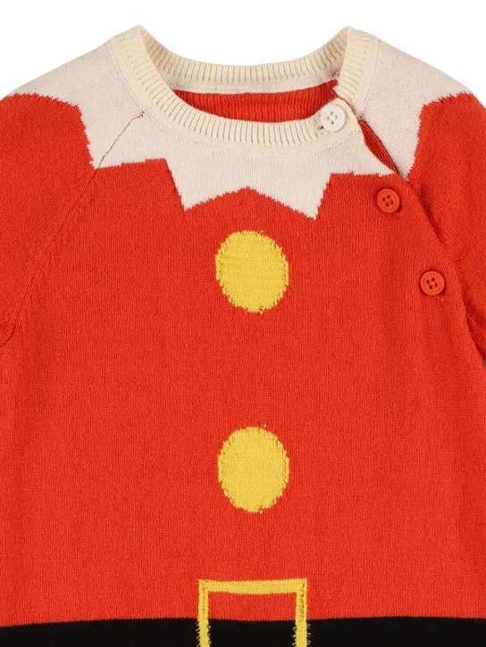 Stella McCartney Kids   Cotton blend knit romper 