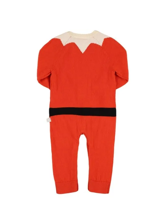 Stella McCartney Kids   Cotton blend knit romper 