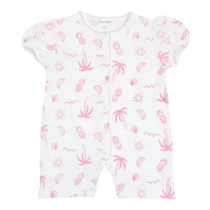 Summer is Here Printed Romper | Baby Girl