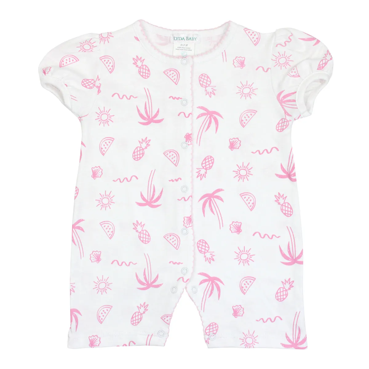 Summer is Here Printed Romper | Baby Girl