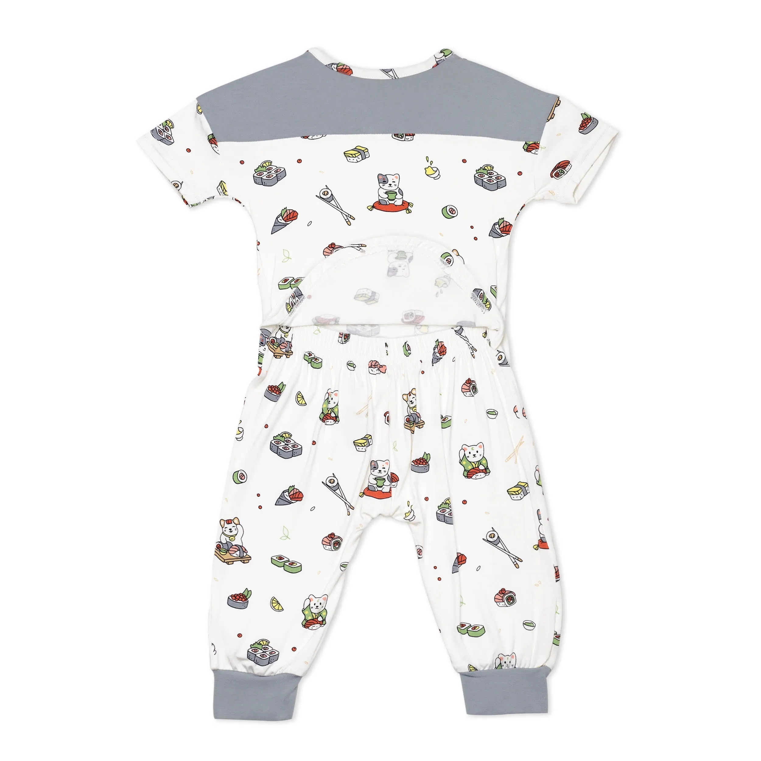 Sushi Cat Bamboo Romper