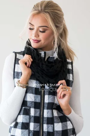 Sweetest Daydreams Braided Infinity Scarf