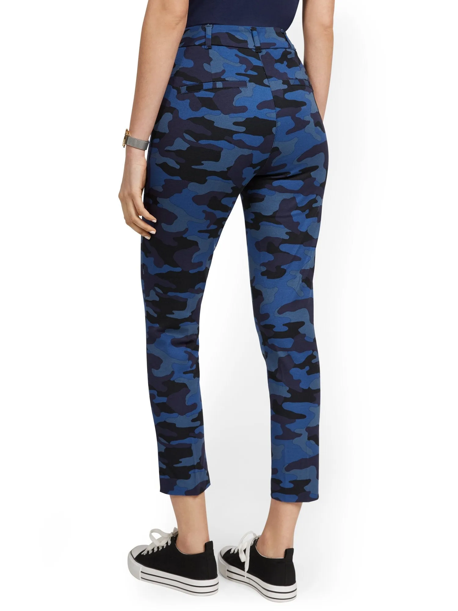 Tall Audrey High-Waisted Ankle Pant - Camo-Print