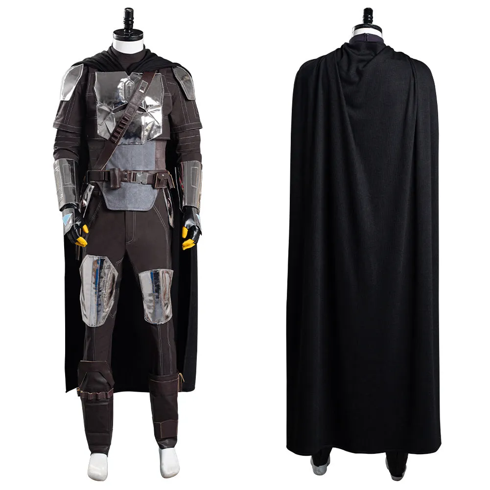 The Mando S2 Beskar Armor Coat Uniform Outfits Halloween Carnival Suit Cosplay Costume