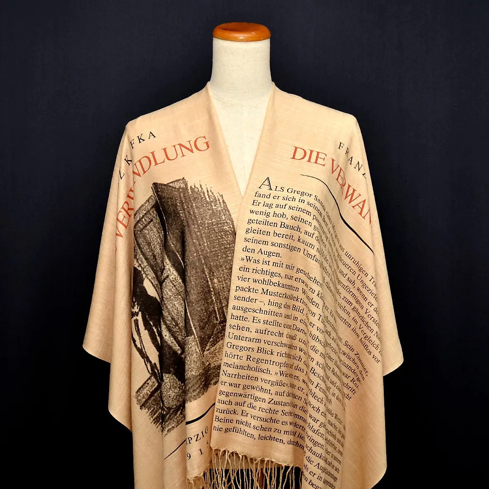 The Metamorphosis by  Franz Kafka Scarf Wrap Shawl (German version)