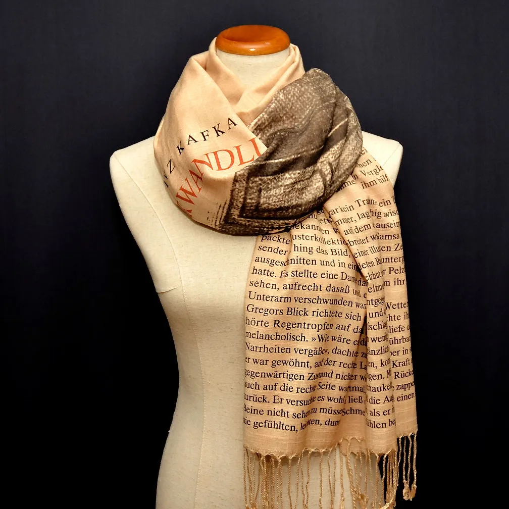 The Metamorphosis by  Franz Kafka Scarf Wrap Shawl (German version)