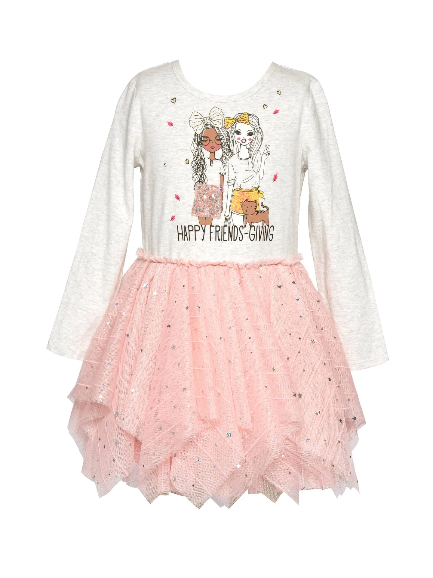 Toddler l Little Girl’s Friendsgiving Bestie Tutu Dress