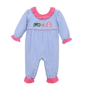 Trotter Street Kids Farm Ruffle Romper TSK-01196 5107