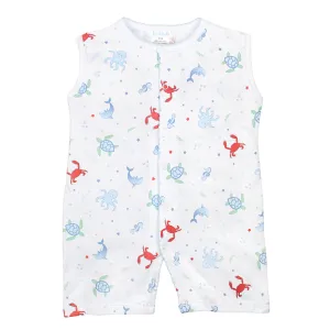 Under the Sea Printed Romper | Baby Boy