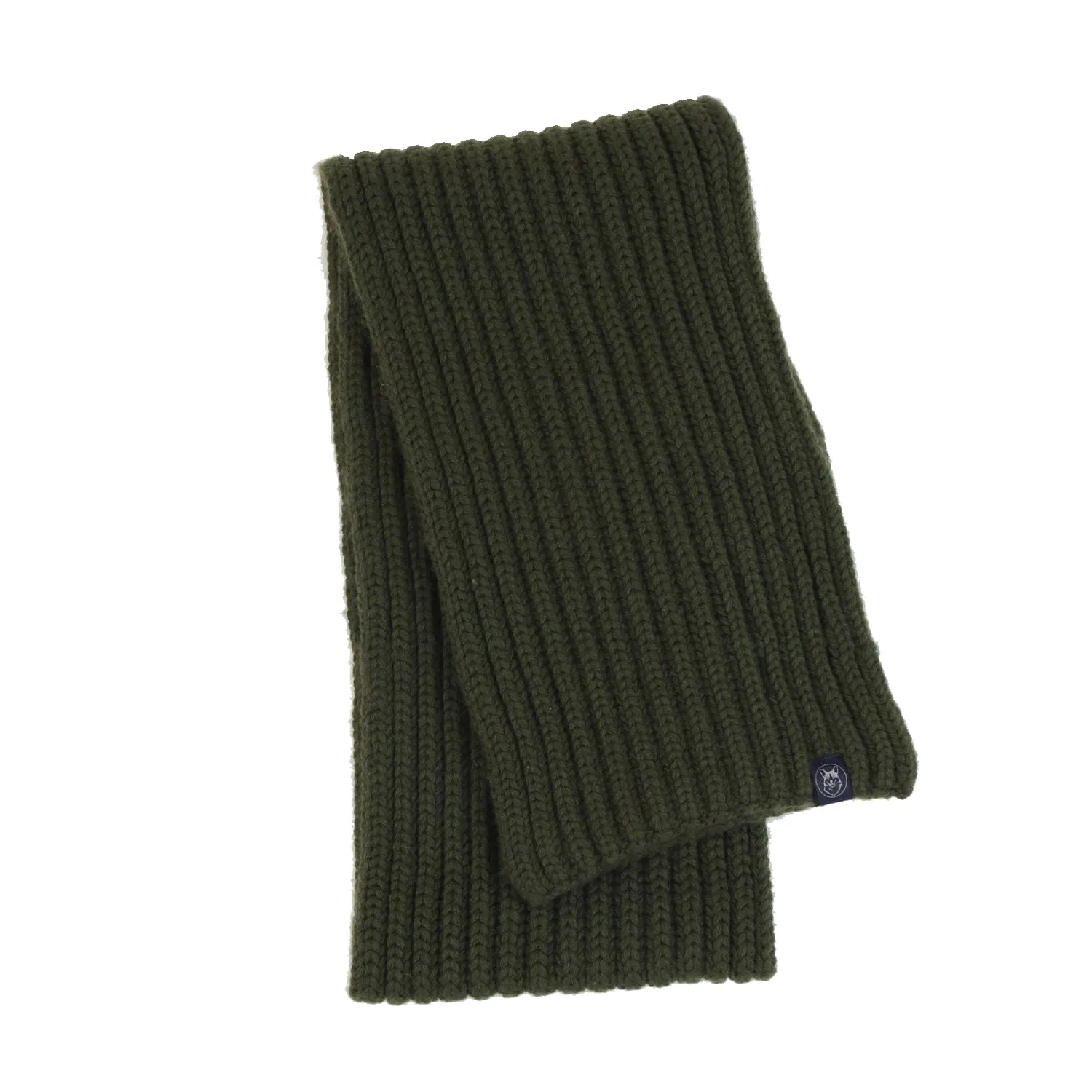 Unisex Ribbed Cashmere Scarf