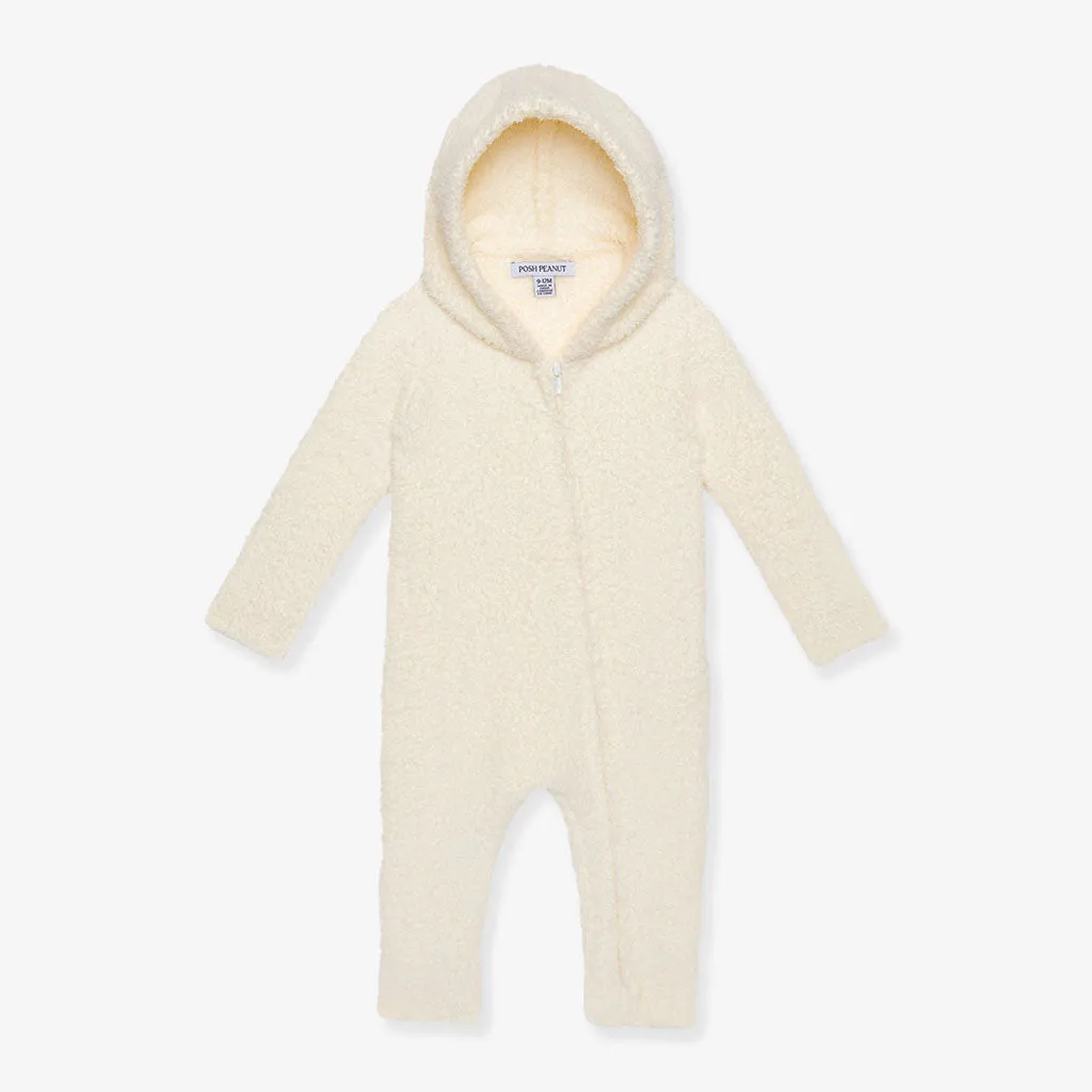 Vanilla Cuddle Hooded Romper