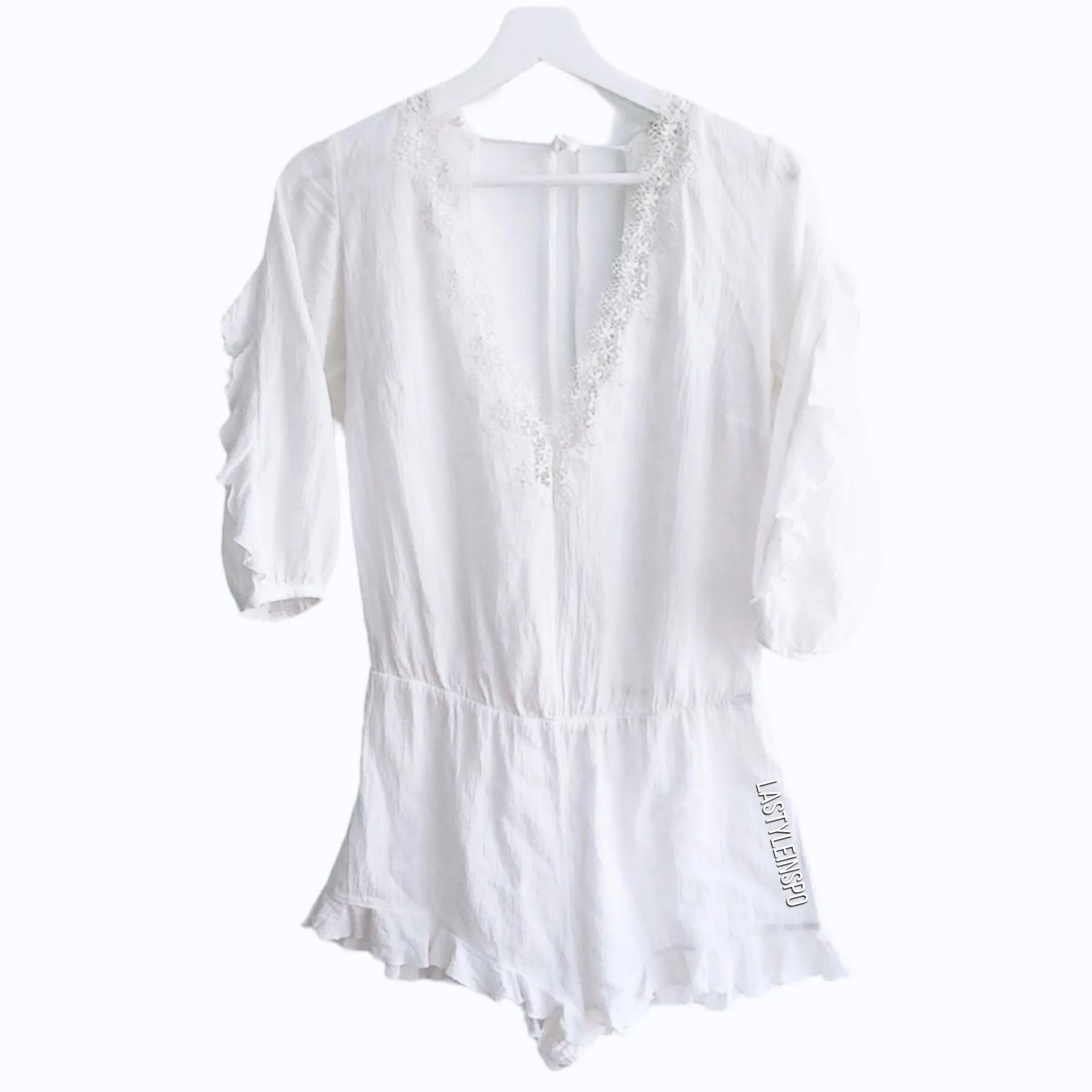 Victoria’s Secret Summer Romper White Small